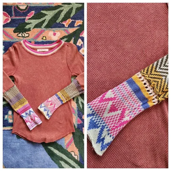 We The Free Alpine Cuff Tee - S - Picture 2 of 3